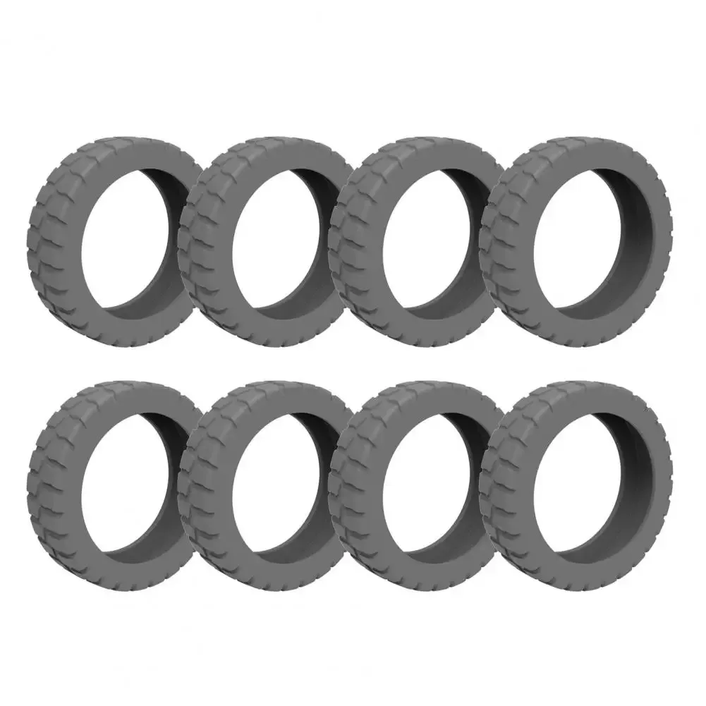 juste de roue de bagage en silicone, réduction du bruit, 8 spinner, valise de cabine, protection de roulette, accessoires de bagages, 8 pièces