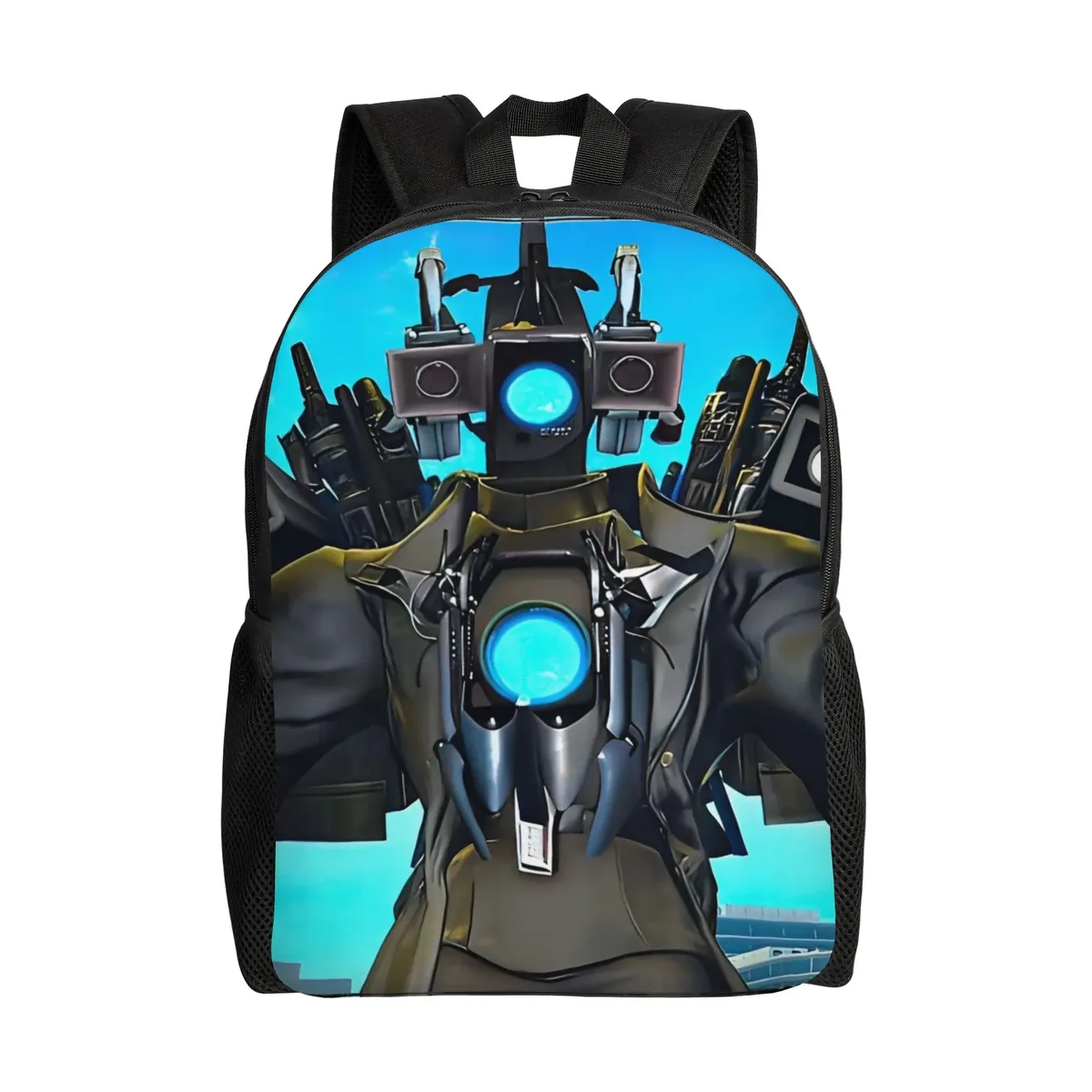 sac à dos titan speakerman pour hommes, femmes, adolescents, lycéens, travail, collège, avec poche, skibidi toilet