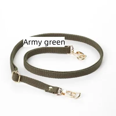 ceinture de sac en toile de coton tissé, sangle de sac à bandoulière, accessoires de poignée de bricolage faits à la main, largeur réglable de 1.2cm