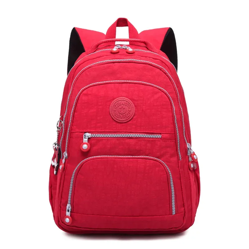 tegaote – sac à dos d'école pour adolescentes et garçons, sac à dos de voyage pour femmes, en nylon, étanche, pour ordinateur portable, unisexe, 2024