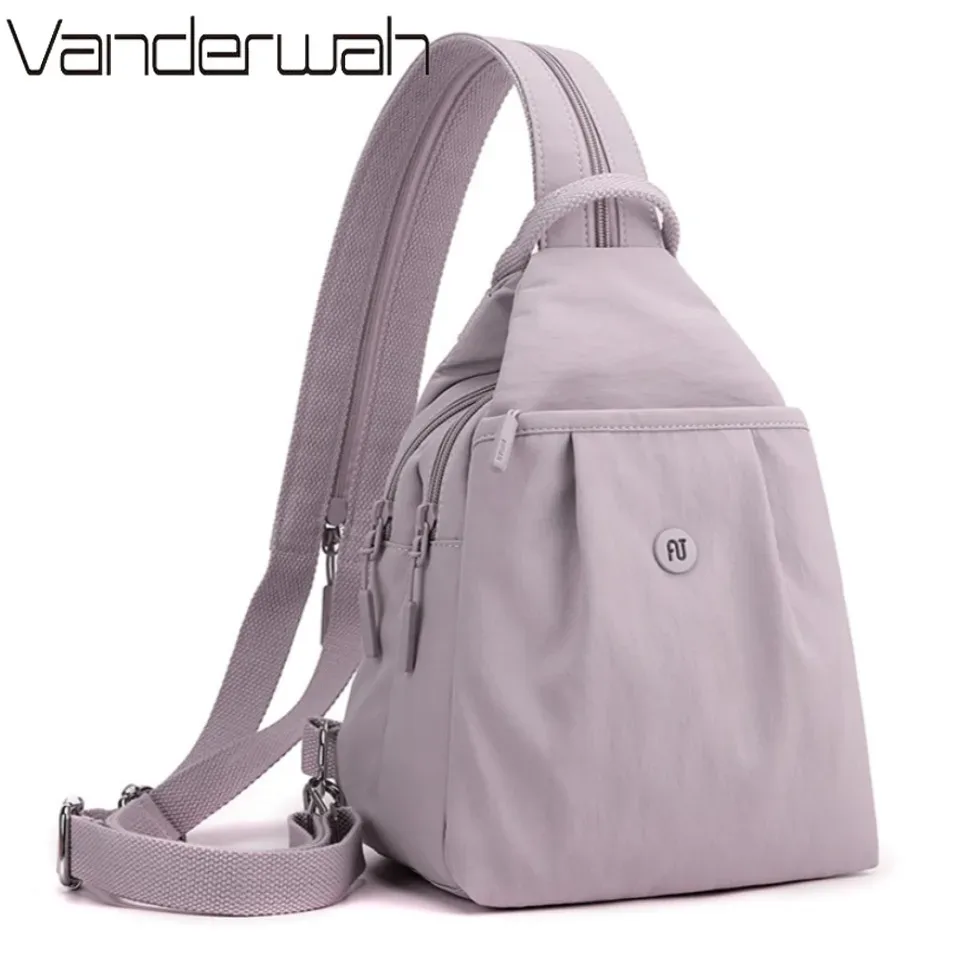 aotian sacs à dos imperméables multifonctionnels poitrine bandoulière sacs à bandoulière pour femmes adolescentes voyage sac de bouteille d'eau en nylon