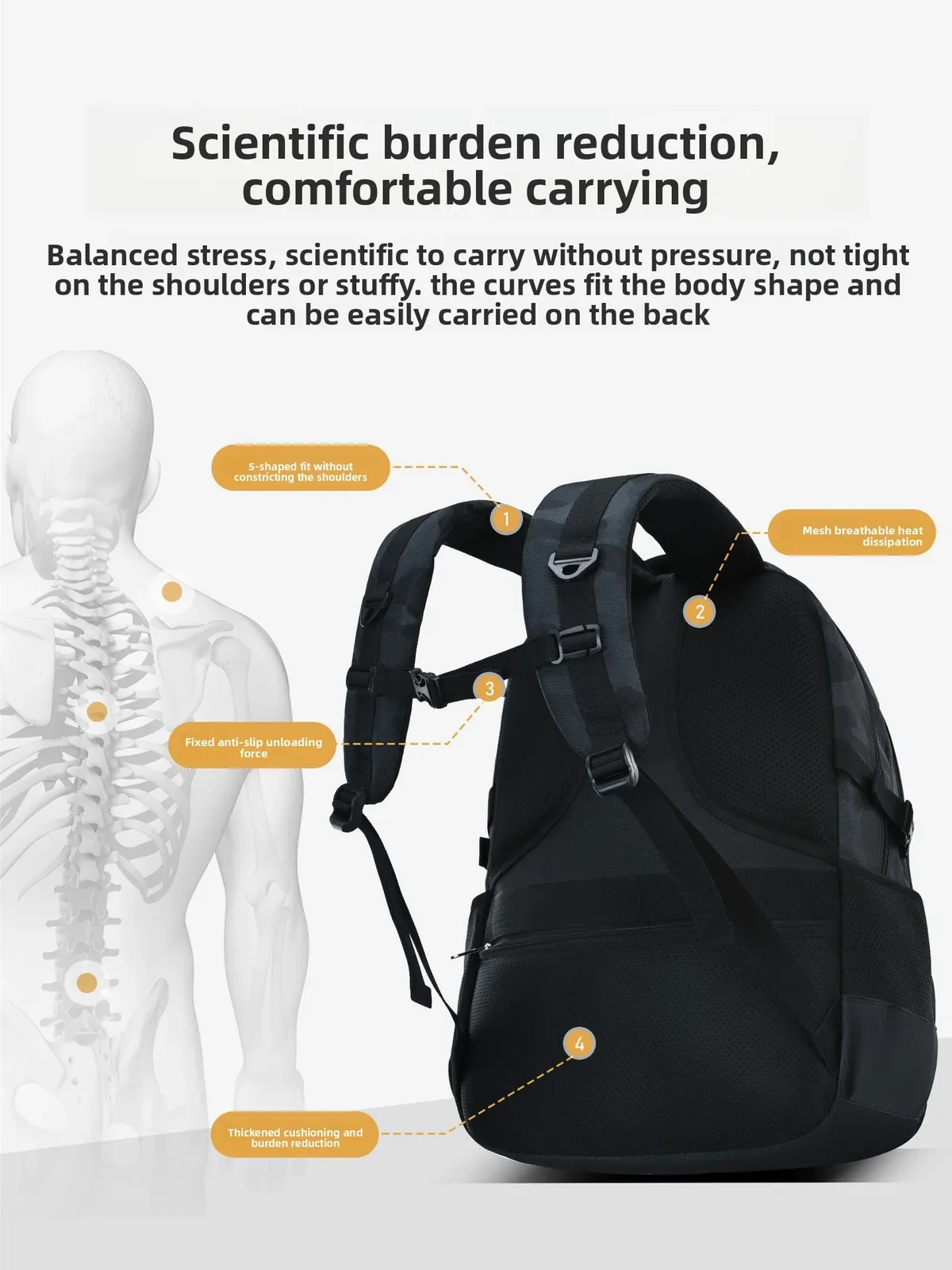 sac à dos camouflage avec pendentif astronaute pour hommes, sac à dos pour ordinateur portable, sacs à dos primaires pour adolescents, sacs d'école orthopédiques pour étudiants