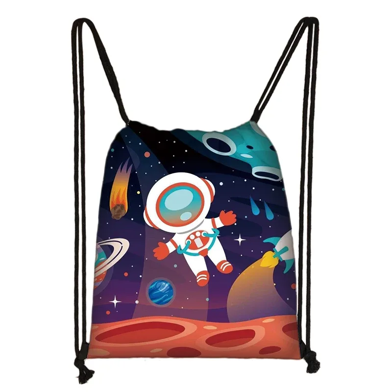 spacvier-sac à dos imprimé pilote pour femme, astronome ovni, proximité wstring, sac de rangement pour chaussures de voyage, support de livre pour adolescent, cadeau