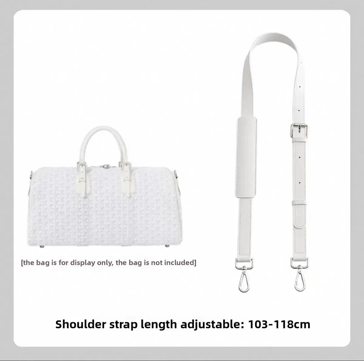 accessoires de sac de luxe en cuir véritable, sangle réglable avec fermeture magnétique, remplacement pour un confort optimal des épaules, sac à dos de créateur haut de gamme