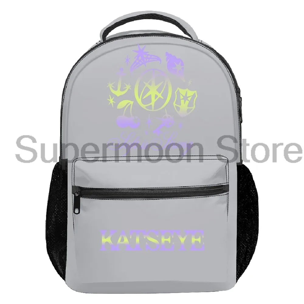 kpop katseye soft is strong sac à dos 2025 beau chaos tour femmes hommes sac à dos sac de voyage décontracté unisexe sac à dos en plein air