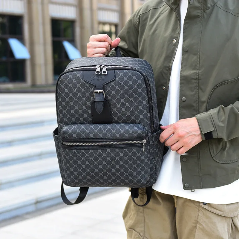sac à dos tendance pour homme, grande capacité, imperméable, sac de voyage de haute qualité, sac pour ordinateur portable, sac d'école polyvalent pour étudiant