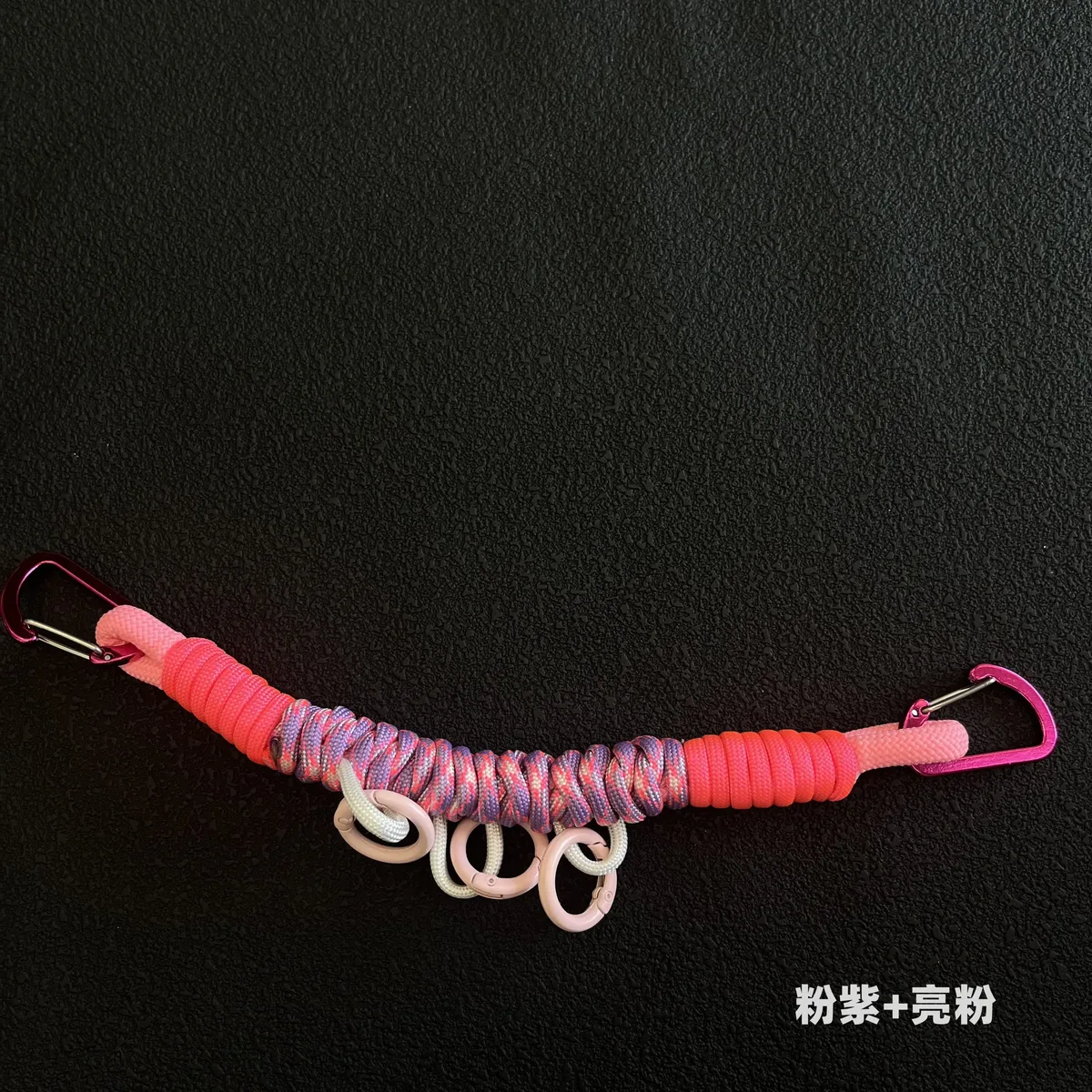 accessoires de sangle de sac multifonction en paracorde tressée à la main pour modification tactique extérieure diy, corde de suspension pour sac à dos