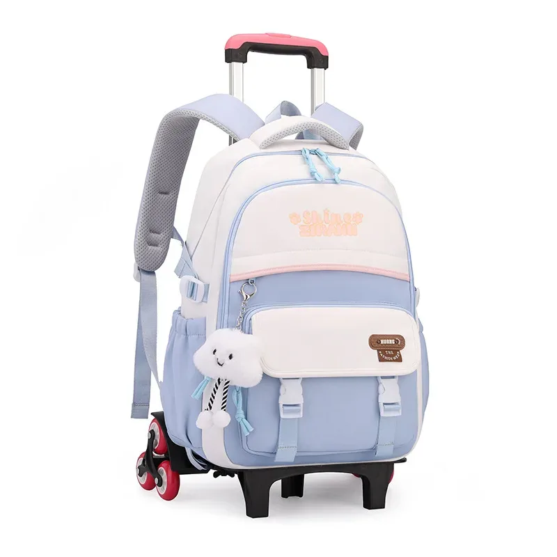sacs à dos d'école pour enfants sacs d'école pour filles sac à roulettes avec roues sac d'école étanche sac à dos à roulettes pour étudiant