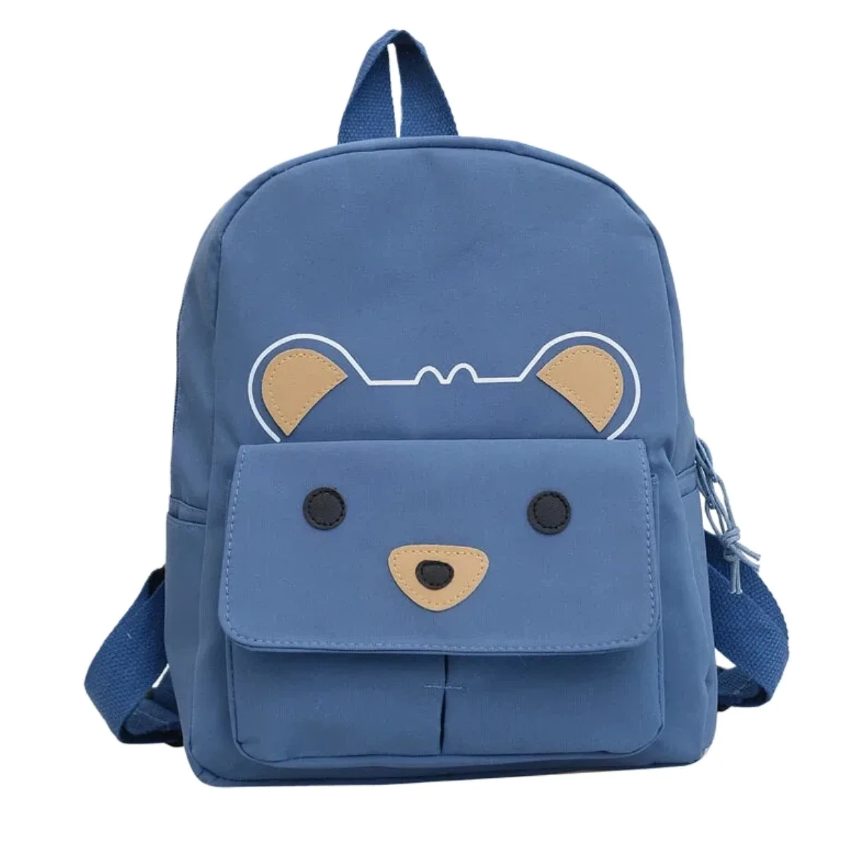 sac à dos de maternelle brodé avec un ours mignon, sac d'école personnalisé avec nom pour enfants, idéal pour l'école, les voyages quotidiens, cadeaux de rentrée scolaire pour enfants.