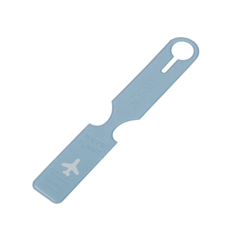 étiquettes de bagage en pvc mignonnes, sangles d'identification de valise, étiquettes d'adresse, accessoires d'avion, étiquettes d'identification pour bagages