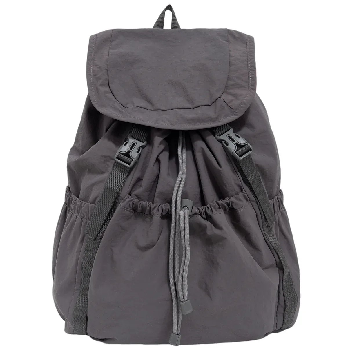 sac à dos décontracté à cordon de serrage pour femmes, sac à dos plissé léger de grande capacité pour les voyages en plein air, 2025