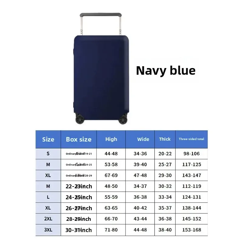 housse de bagage de voyage sportive épaissie pour tige de traction large, housse de protection spécialisée anti-poussière pour valise et étui en cuir