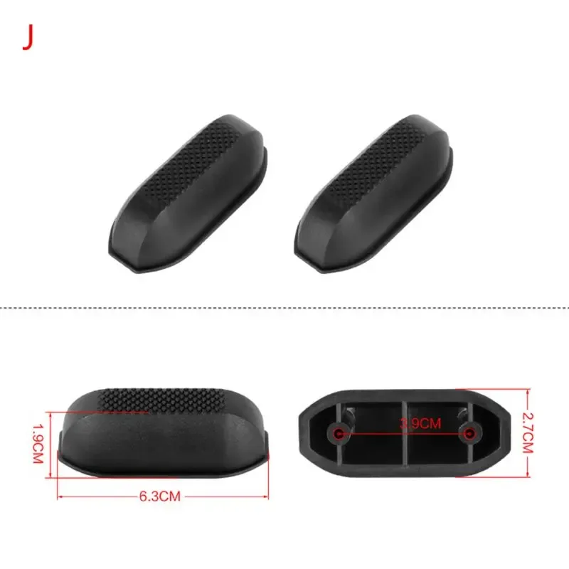 pied rechange en plastique pour sacs à bagages, 1 paire patins pour sacs à bagages, support valise