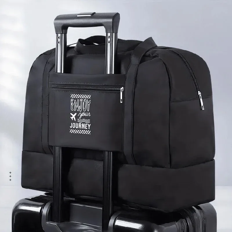 Sac de voyage étanche Double couche pour salle de sport et natation, Portable, séparation sèche/humide, rangement de produits de toilette cosmétiques, sac unisexe