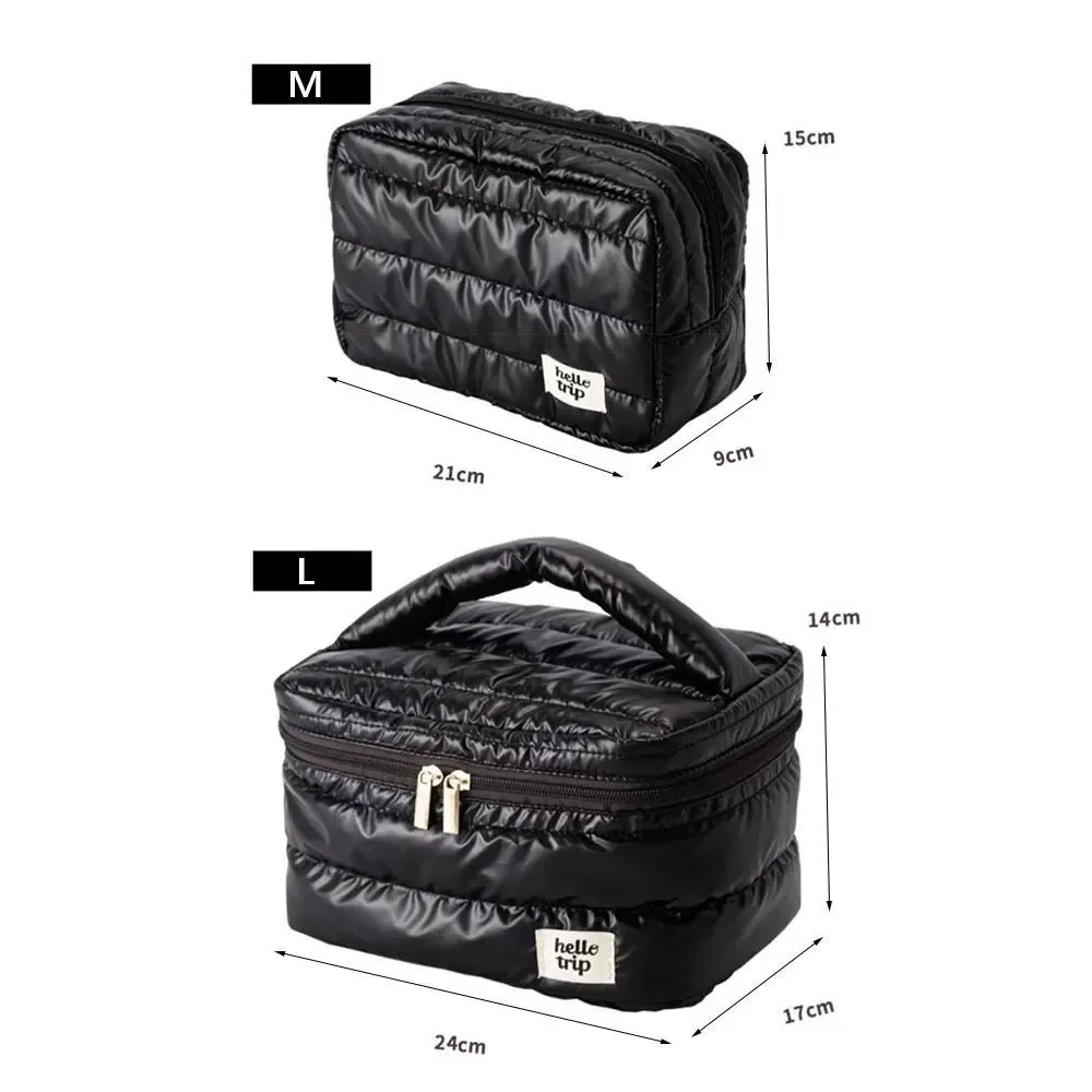 trousse de maquillage de grande capacité de haute qualité, organisateur de voyage, trousse de toilette de rangement multifonctionnelle, trousse à cosmétiques portable