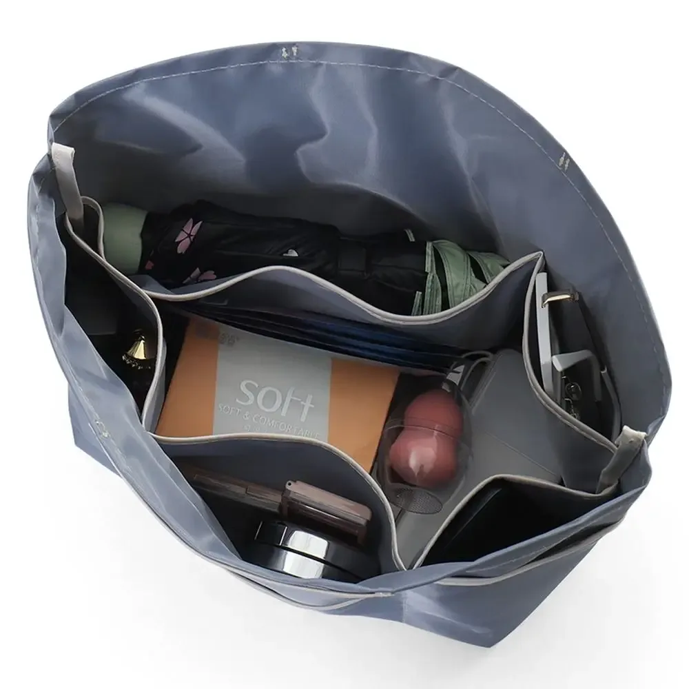 sac intérieur en maille pour cosmétiques, sac à insertion multiple, sac de rangement polyvalent, portable et léger pour sac longxiang, petit sac en maille