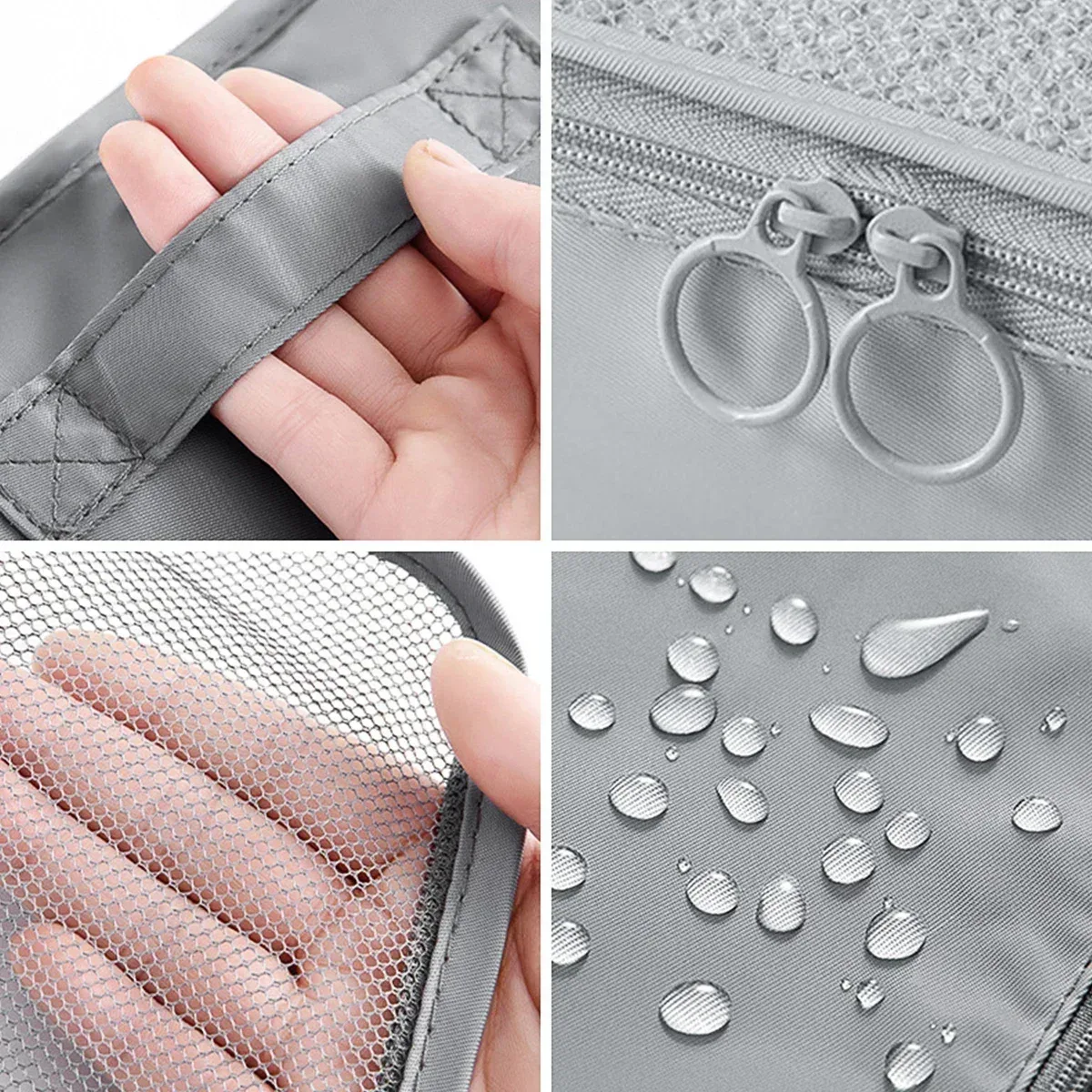 ensemble de 7 cubes d'emballage de voyage, organisateur de bagages à compression transparent pour valises, vêtements et voyages