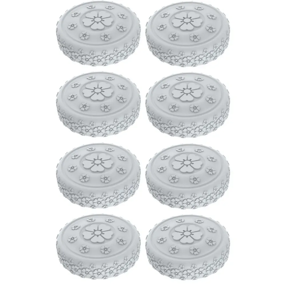 housse de protection antidérapante pour roues de bagages en silicone, 8 pièces, réduit le bruit, valises, anneaux de protection des roues, réduit l'usure des roues