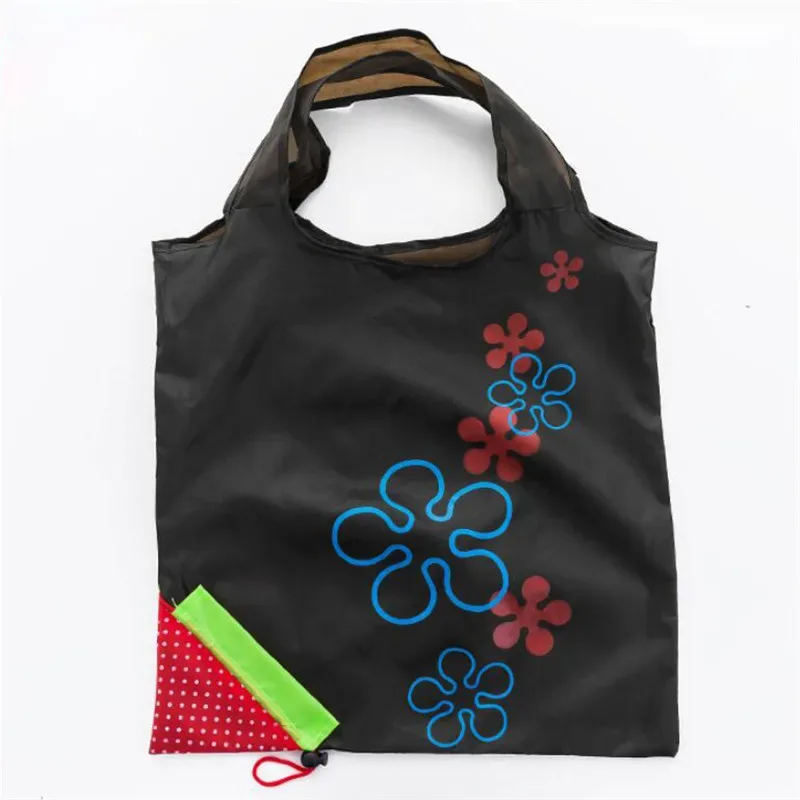 sac de rangement créatif pour l'environnement, sacs à provisions pliables harvey, sac fourre-tout réutilisable, sac d'épicerie pliable, sac à soupe en nylon, 1pc