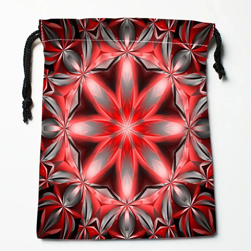 sacs à main à motif de mandala personnalisé, sacoches cadeaux imprimés, poudres de voyage, rangement de vêtements, trousse de maquillage, 18x22cm