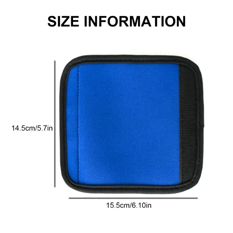 2 pièces sacs poignée en néoprène souple valise poignée protecteur poignée couverture
