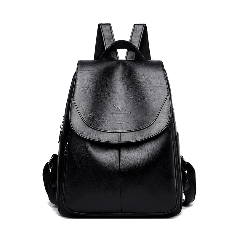 sacs à dos en cuir vintage pour femmes, sac d'école pour filles, sac à dos de voyage pour dames, sac à dos femme, haute qualité, nouveau
