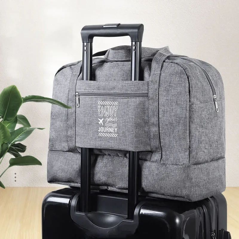 Sac de sport et de voyage grande capacité en tissu Oxford pour le yoga, la gym, les week-ends, sac à main de voyage pour femmes et hommes, organisateur de bagages