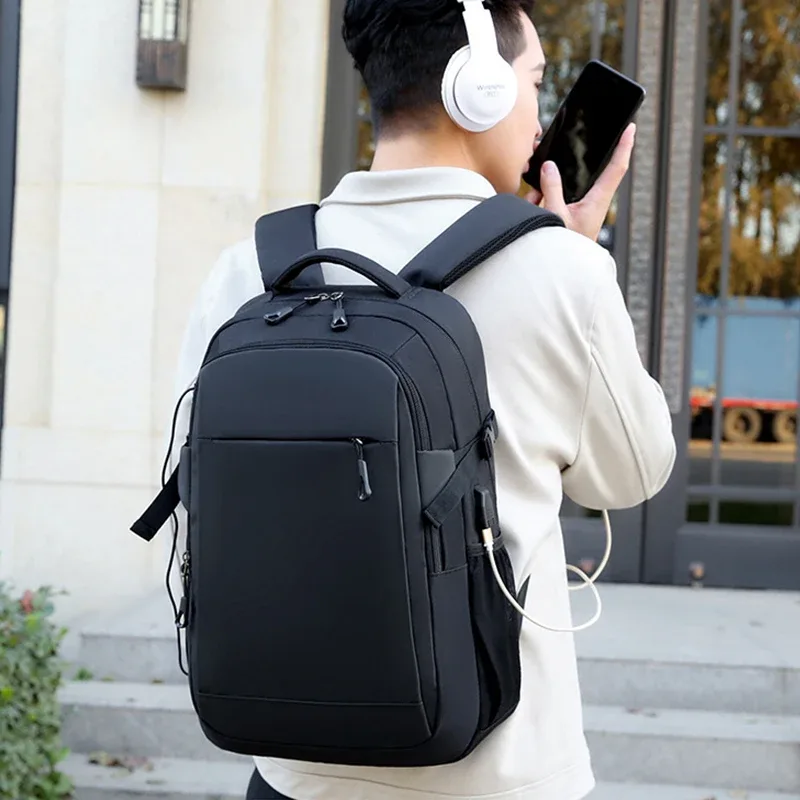 sac à dos de luxe imprimé avec logo, grande capacité pour homme, sacoche d'ordinateur, sac à dos professionnel avec nom d'entreprise et motif d'équipe