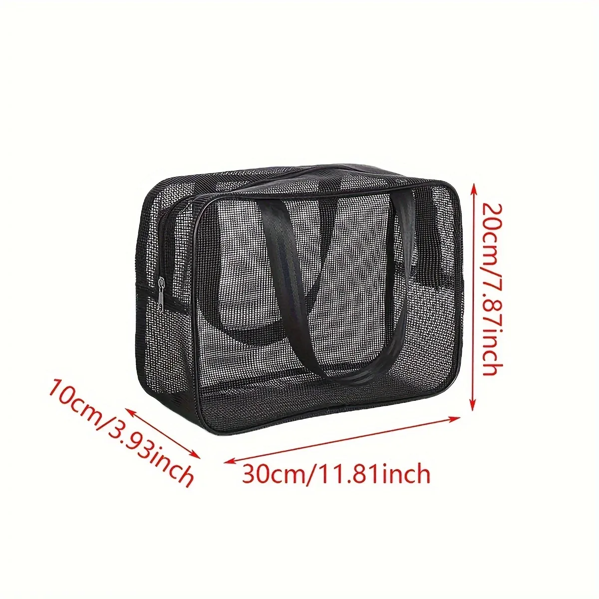 caddie de douche en maille, fourre-tout, sac de rangement de cosmétiques, sac de douche multifonctionnel, organisateur de toilette portable de grande capacité