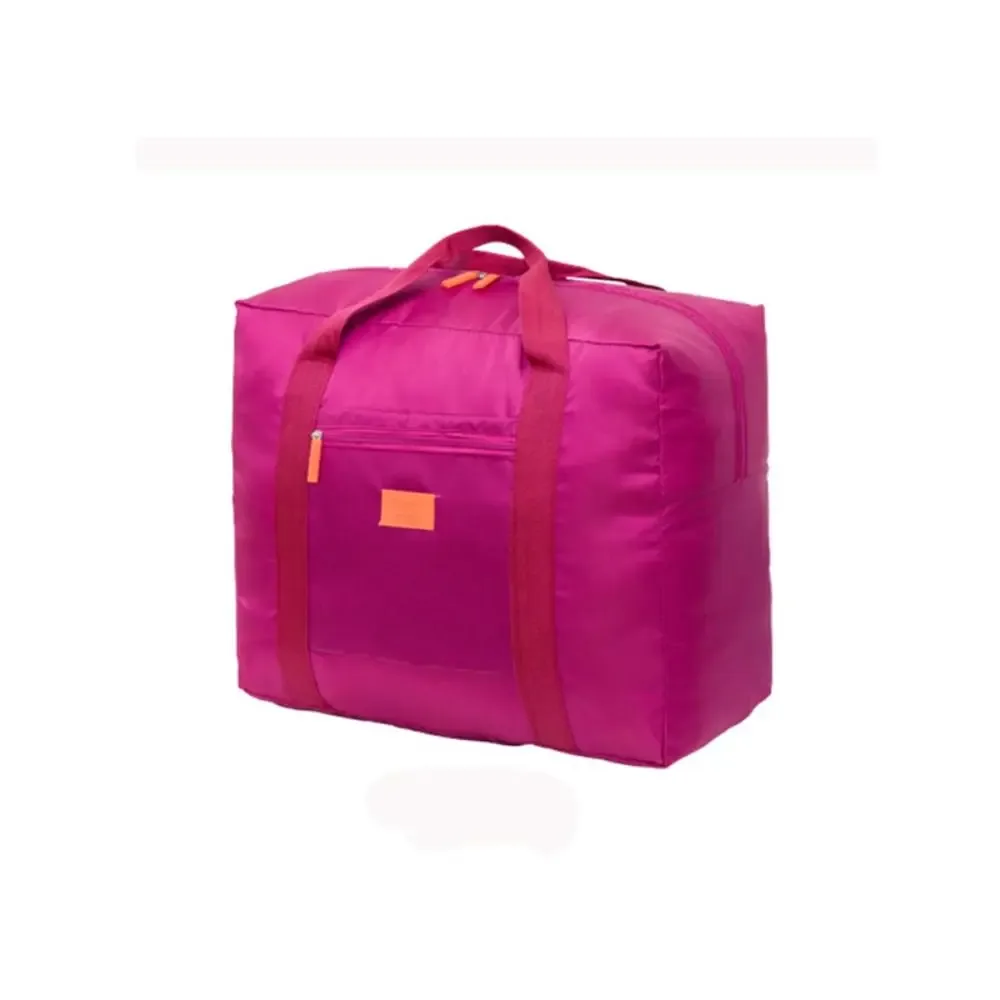 sac à bagages de voyage portable en nylon, léger, grande capacité, sac à main de fitness, poignée pliante, sac de rangement pour vêtements