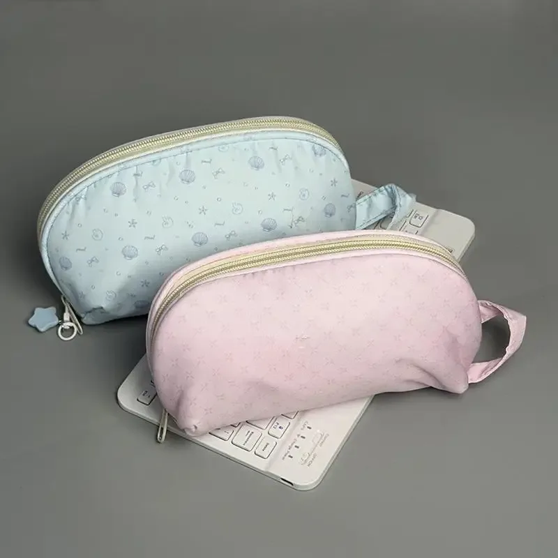 trousse à crayons à pois, grande capacité, sac à stylos au toucher doux, pochette de papeterie, organisateur de papeterie, pour la rentrée scolaire