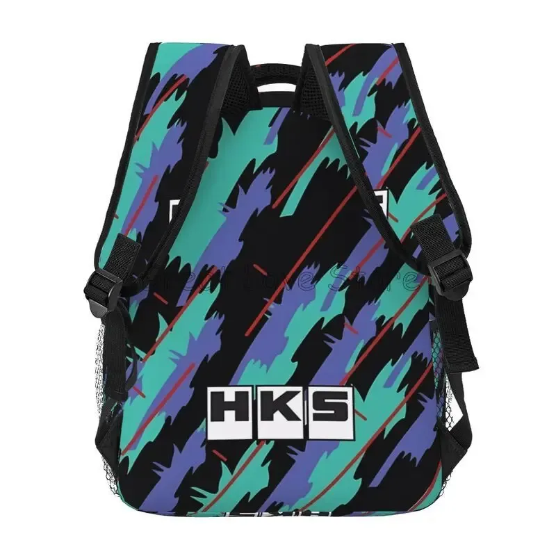 hks modèle rétro sac à dos pour hommes femmes adolescent étudiant randonnée voyage sac à dos jdm dérive turbo voiture ordinateur portable sacs en toile