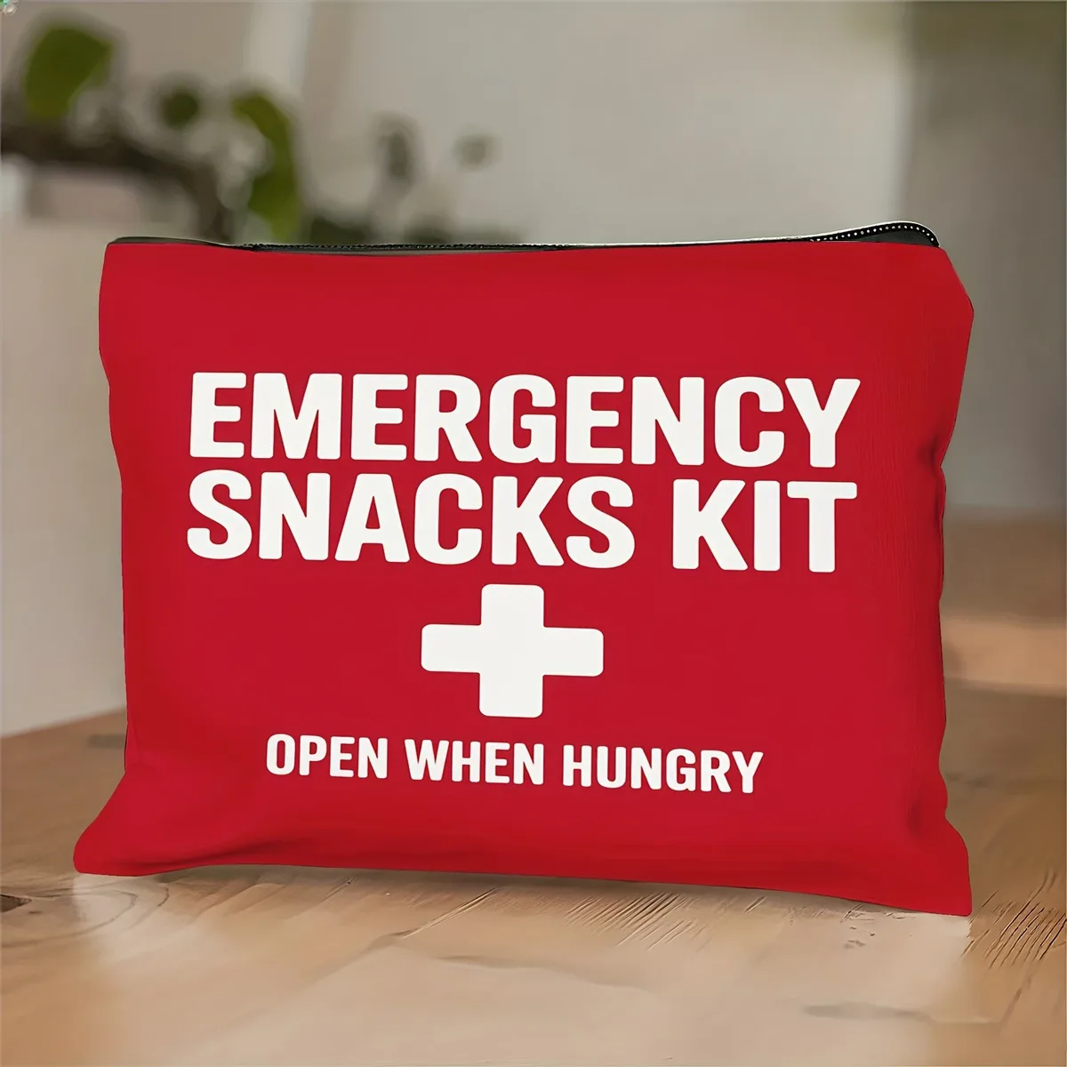 sac de trousse de premiers secours et de collations d'urgence avec symbole de la croix rouge – organisateur portable, rangement de produits de toilette et de fournitures pour trousse de premiers secours