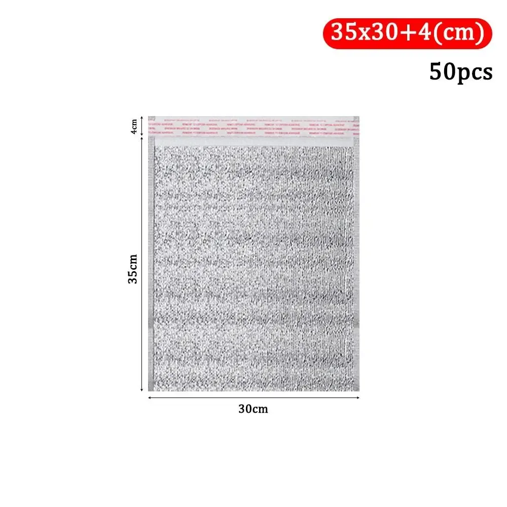 lot de 50 sacs isothermes en aluminium pour livraison de repas, sacs de transport chaud/froid avec fermeture, sacs de rangement pour boissons, sacs réfrigérants