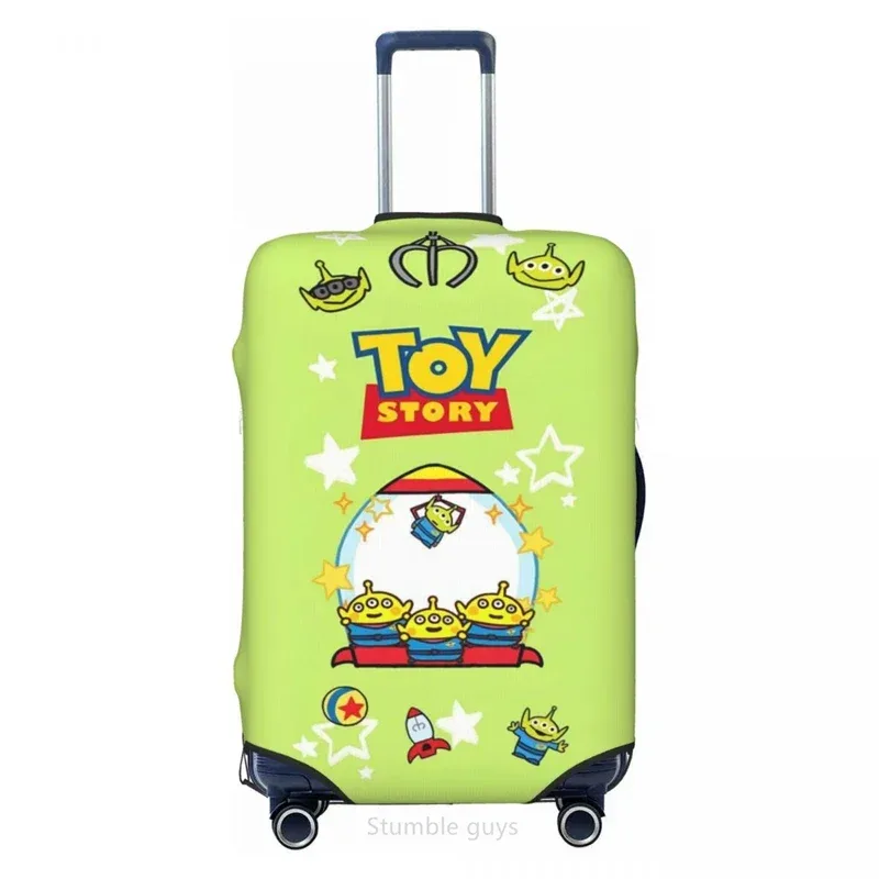 housse de valise de voyage à motif de jouets, en matériau élastique, convient aux bagages de 18 à 32 pouces, durable, anti-rayures, anti-poussière, lavable, protecteur