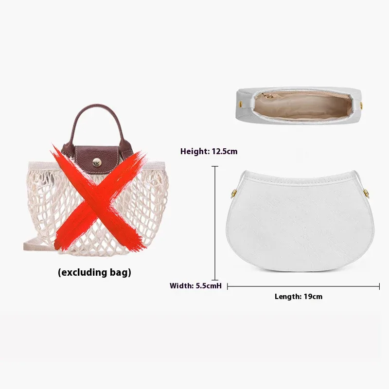 organisateur de sac pour longchamp filet liner, sac de rangement ultra-léger, accessoires de sac bandoulière, sac de rangement étanche