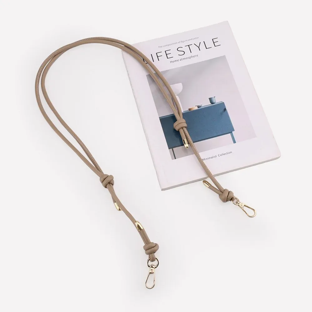 sangle de sac à bandoulière en cuir pu, longueur réglable, couleur unie, sangle de remplacement légère pour sac à main