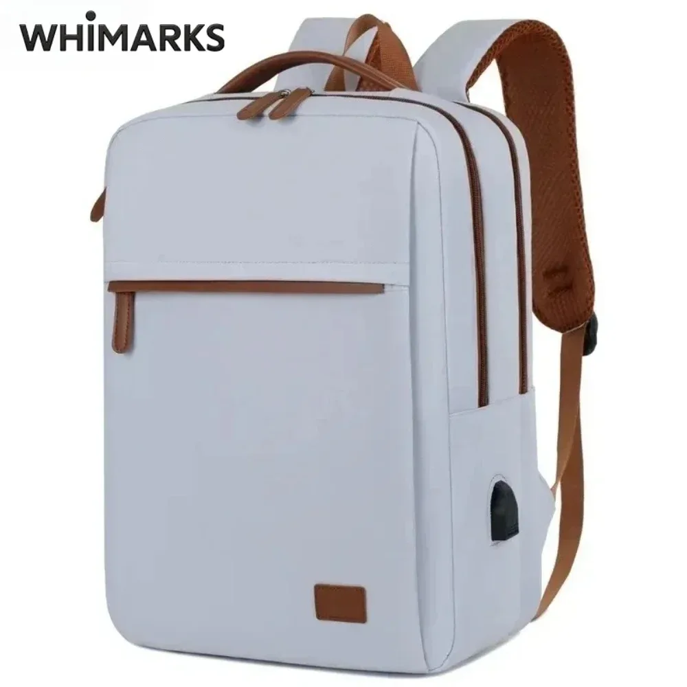 sac à dos whimarks de grande capacité, élégant et simple, idéal pour les trajets quotidiens, le bureau, les voyages, les ordinateurs portables, les étudiants et l'école.