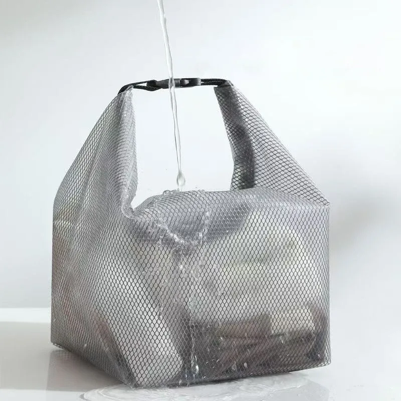 trousse de maquillage portable étanche, grande capacité, organisateur de voyage pour femmes, idéale pour les articles de toilette en extérieur et les vacances