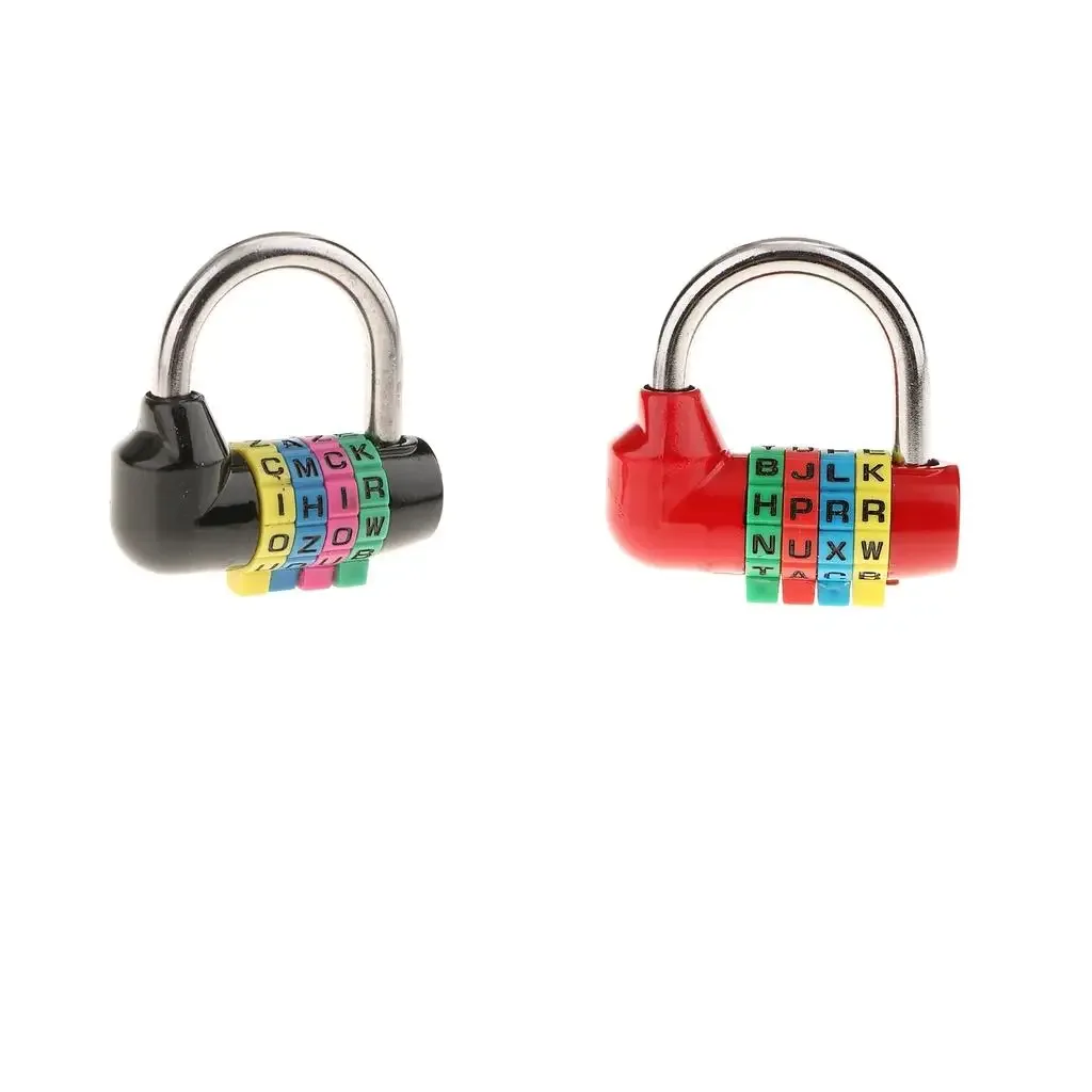 cadenas à combinaison à 4 chiffres en alliage de zinc, durable, pour valise, casier de gym, mallette de sécurité