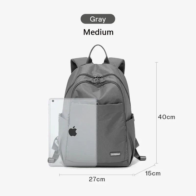 sac à dos unisexe fouvor pour l'extérieur, grande capacité, léger, simple, pour les voyages, l'école, les sports, les jeunes adolescents 2961-21