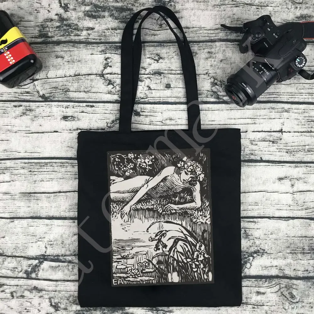 sac fourre-tout de nettoyage creux pour femmes, sacs fourre-tout de créateurs, lin réutilisable, sac à provisions pour l'épicerie initiée, shopper lady, étoiles