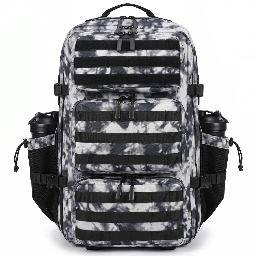 Sac à dos tactique 60L pour hommes, sac de sport imperméable pour voyage, randonnée, camping militaire, chasse, survie
