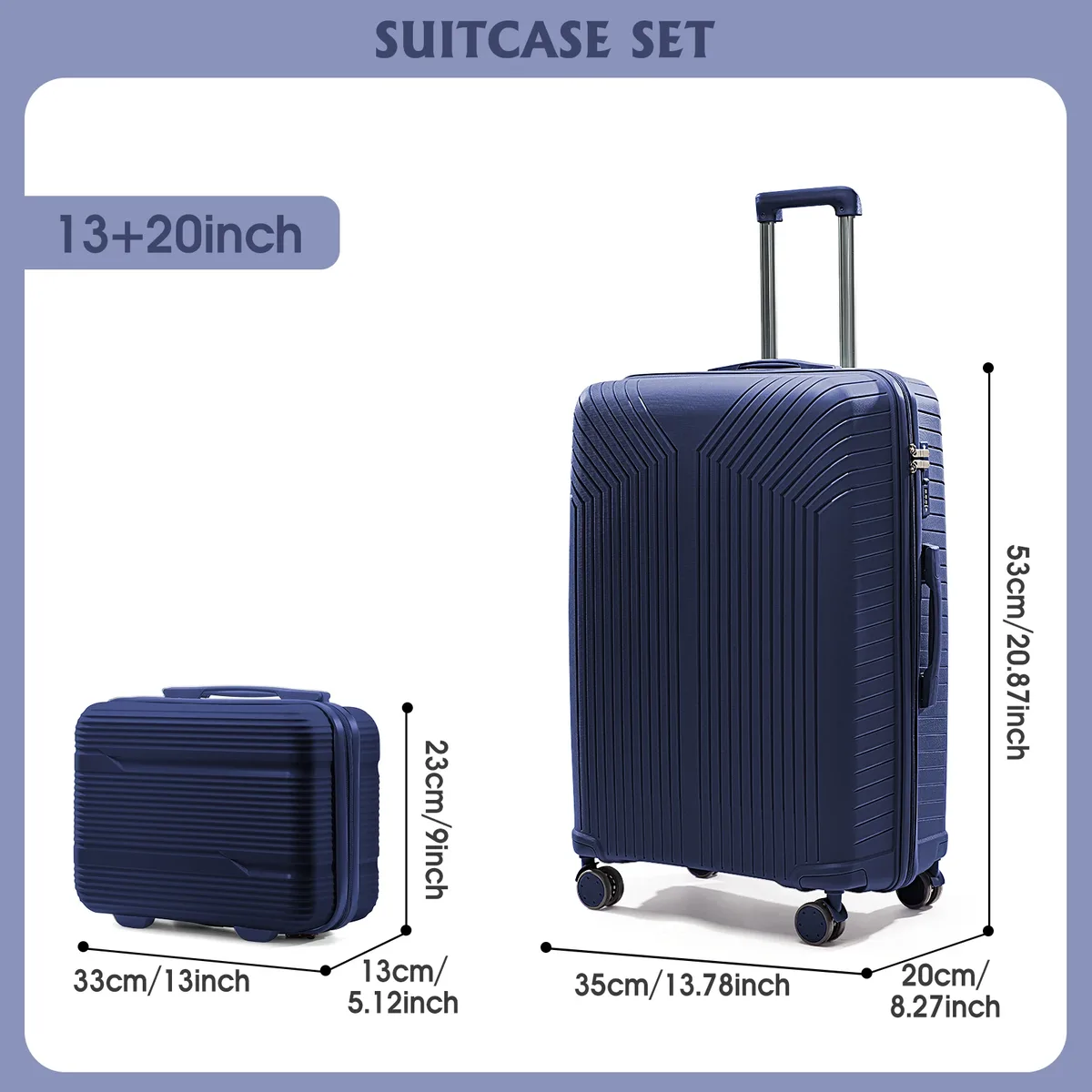 valise de cabine durable en matériau pp, fermeture à glissière et verrouillage par mot de passe, voyage d'affaires, cabine, coffre gonflable, nouveau, 2024, 13, 20/28