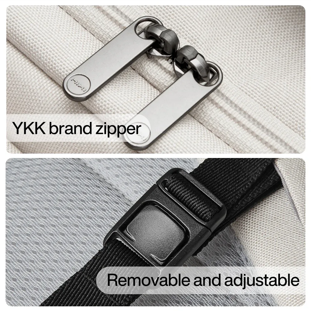 mixi nouveau design brevet sac à dos de voyage multifonctionnel unisexe étanche 18 pouces m5015