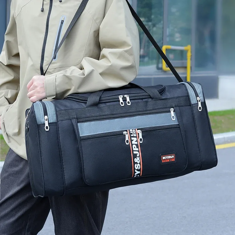 sac de sport pliable à bandoulière, sac de voyage