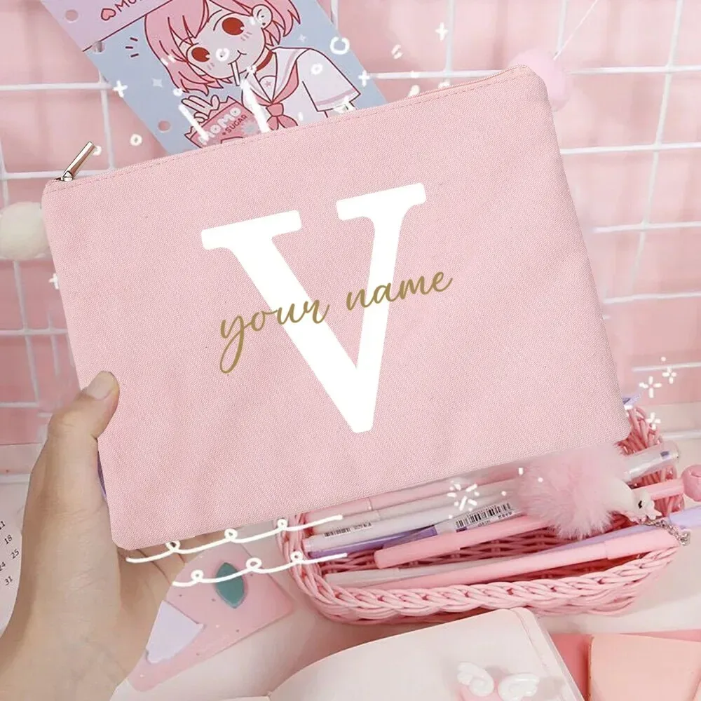 sacs cosmétiques personnalisés avec nom pour demoiselles d'honneur, trousse de maquillage pour filles, trousse de toilette de voyage, cadeaux de mariage et d'anniversaire pour elle