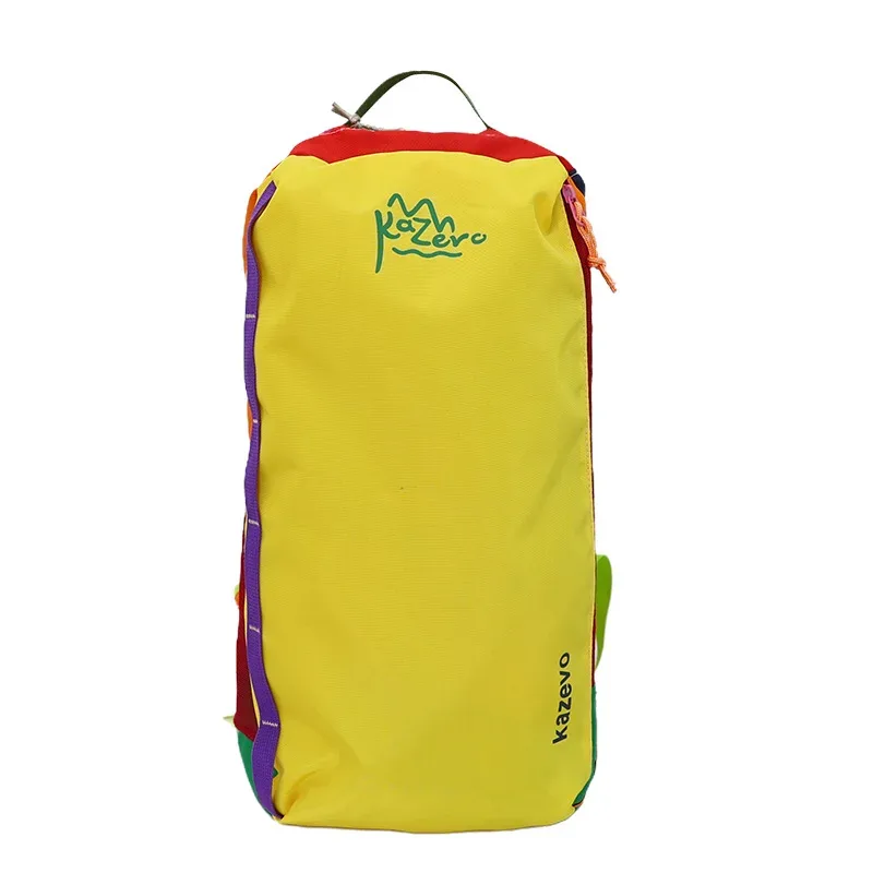 nouveau sac à dos de voyage sportif décontracté bicolore pour l'extérieur, léger, en nylon, unisexe, polyvalent, tendance, pour les loisirs, capacité inférieure à 20l
