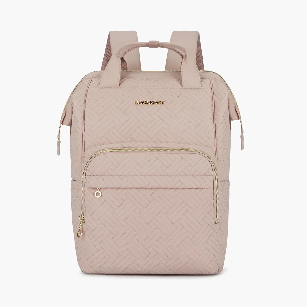 bagsmart-sac à dos de voyage étanche pour femme, sac à dos pour ordinateur portable 14-15.6 ", cartable universitaire mignon, sacs pour femme