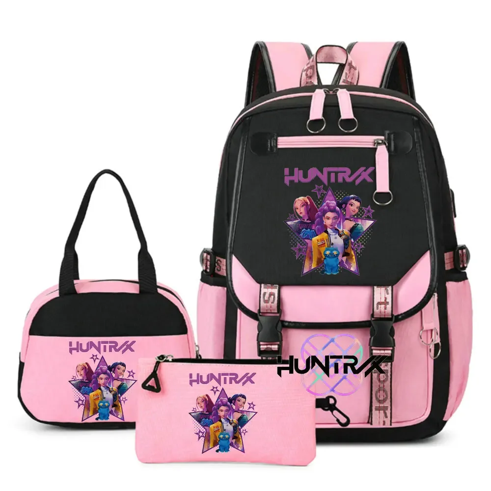 nouveaux sacs à dos kpop demon hunters, sac d'école pour garçons et filles, sac à dos pour ordinateur portable, pour adolescents, filles et femmes, imprimé mochila escolar, cadeau